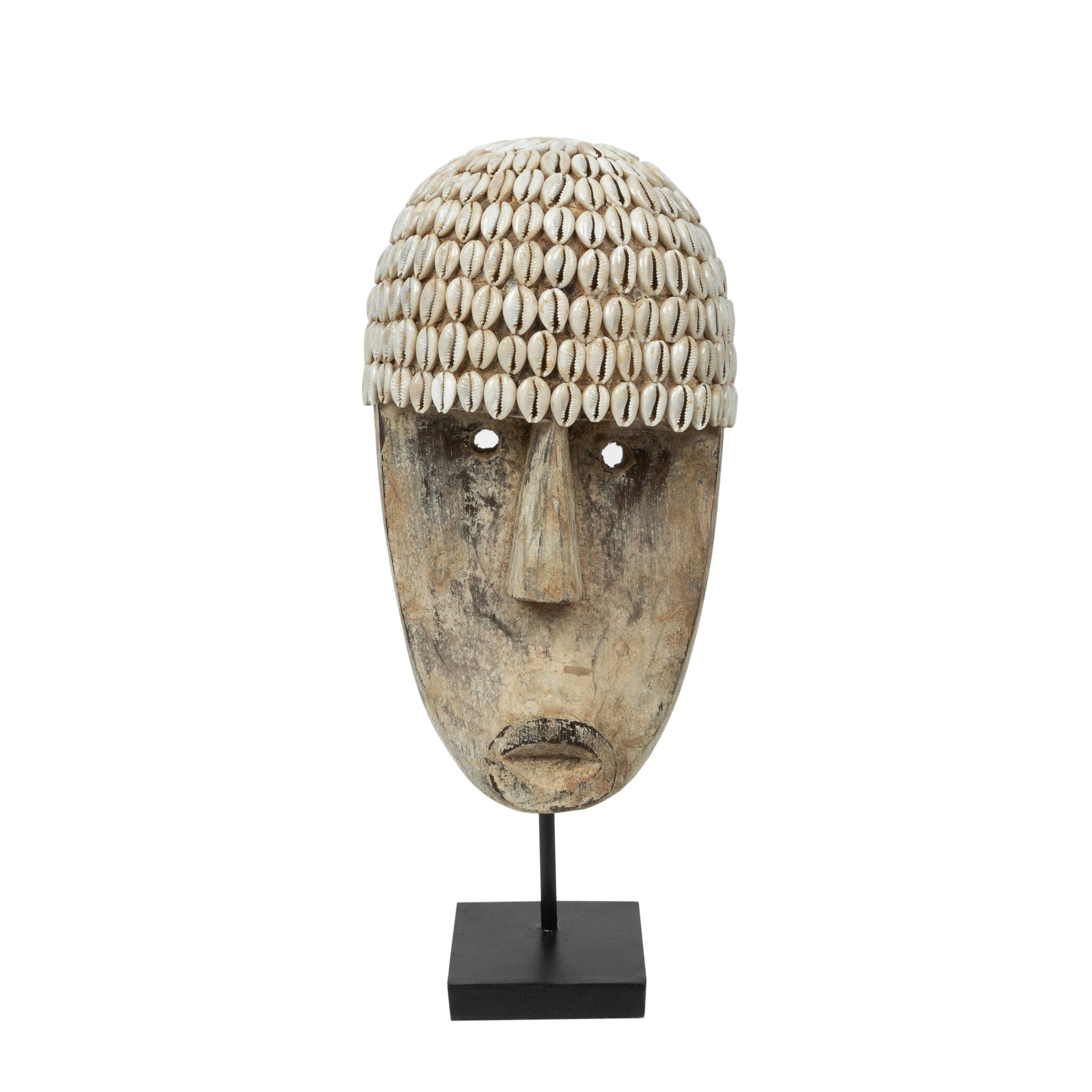 The Cowrie Mask on Stand 